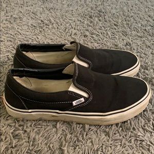 black slip on vans